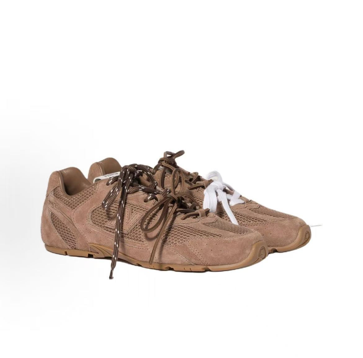 New Balance X Miu Miu 530 SL suede and mesh sneakers