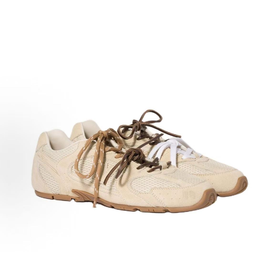 New Balance X Miu Miu 530 SL suede and mesh sneakers