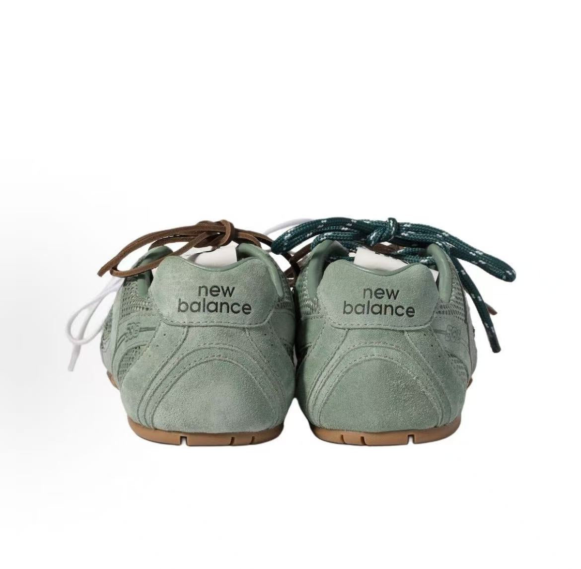 New Balance X Miu Miu 530 SL suede and mesh sneakers