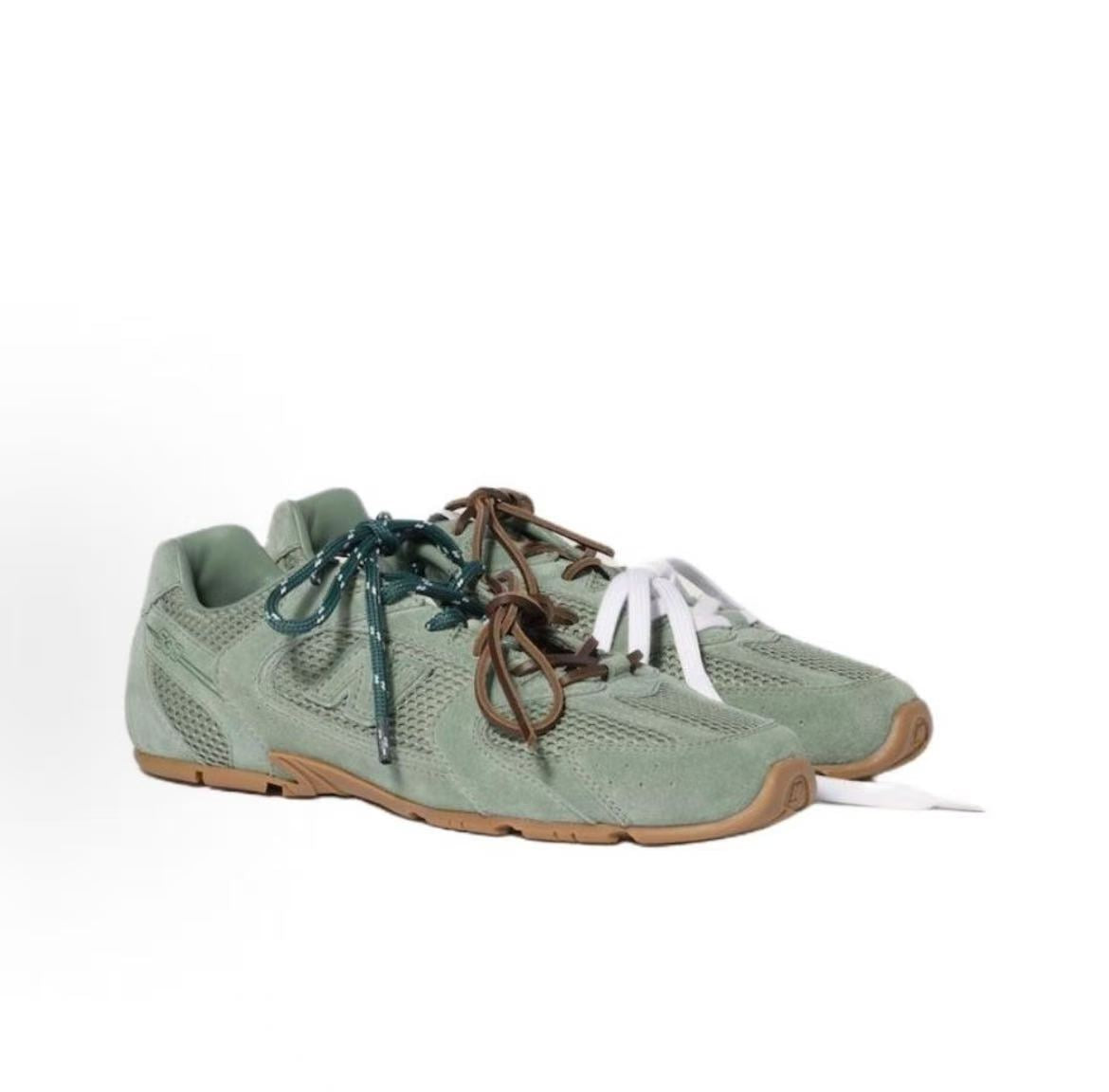 New Balance X Miu Miu 530 SL suede and mesh sneakers